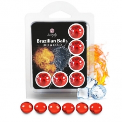 Secretplay - setti 6 brazilian balls mansikka