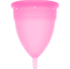 Stercup - fda silikoni kuukuppi  -  s  pinkki 1