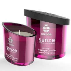 Swede - senze tranquility hieronta candle - spearmint, rose,  oranssi 