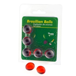 Taloka - 2 brazilian balls värisevä effect exciting gel