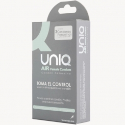 Uniq - Air Latex Free Female Condom 3...
