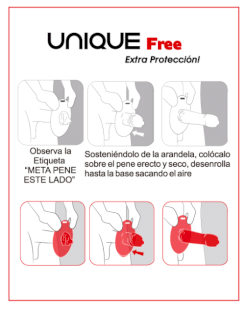 Uniq - free latex free condoms with protectiverengas3 units 1