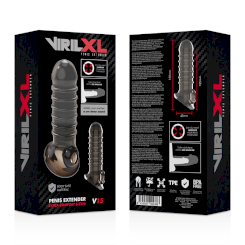 Virilxl - Penisjatko - Extra Comfort Sleeve V15 - Musta 1