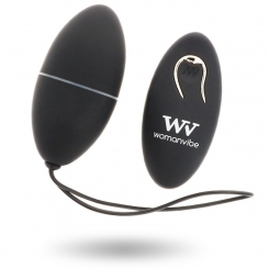 Womanvibe - alsan egg kaukosäädettävä  musta silikoni  musta