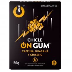 Wug gum - on caffeine, ginseng ja guarana gum 10 units