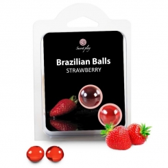 Secretplay - 2 Brazilian Balls Mansikka