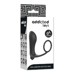 Addicted toys - vibraattoriy anustappi with penisrengas 4