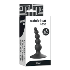 Addicted toys - anal sexual plugi 10 cm  musta 1