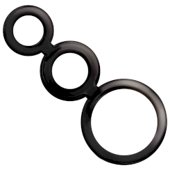 Addicted Toys Rings Set For Penis Black...
