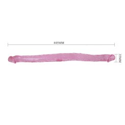 Baile -  pinkki tupla dildo 44.5 cm 4