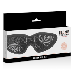 Begme -   musta edition premium blind maski  with neoprene lining 4