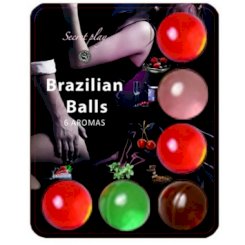Brazillian Balls Lubricant Hot Balls 6 Units 1