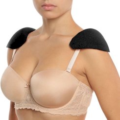Bye-bra - shoulder protectors support  musta 2