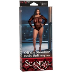 California exotics - scandal shoulder body suit plus size 2