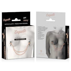 Coquette - chic desire fantasy metalli nipple clips with chain 4