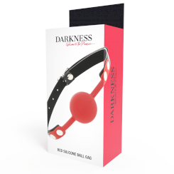 Darkness Ball Silicone Gag Red