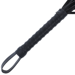 Darkness -  musta bondage whip with nahka handle 1
