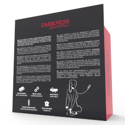 Darkness -  musta nahka käsiraudat ja kaulapanta 9
