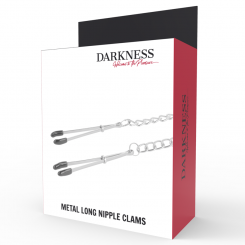 Darkness - säädettävä metalli nipple clamps 0