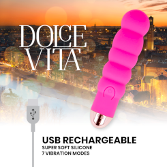 Dolce Vita Rechargeable Vibrator Six...