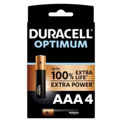 Duracell optimum 200 alkaline battery aa lr6 8 unit