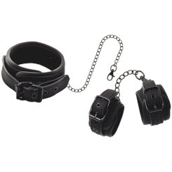 Fetish Submissive  Collar And Wrist...