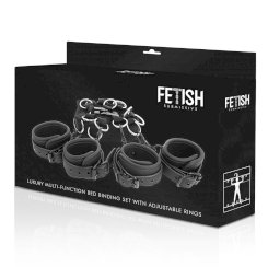Fetish submissive - luxury bed ties setti with noprene lining 1