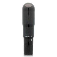 Glossy Pocket Vibrator Black