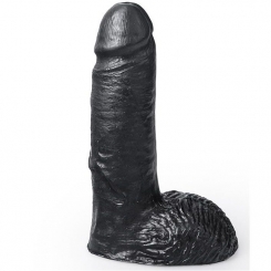 Hung system - realistinen dildo  musta väri mickey 24 cm