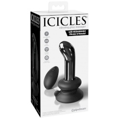 Icicles - n. 84 kaukosäädettävä käsinpuhallettu glass plug 4