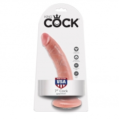 King cock - 7 dildo flesh 17.8 cm 0