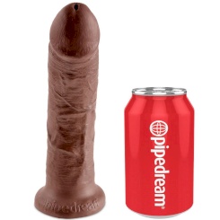 King cock - valjaat with realistinen penis  ruskea 20.3 cm 4