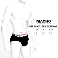 Macho - ms24a brief tumma  keltainen underpants s 3