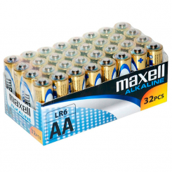 Maxell Battery Alcalina Aa Lr6 Pack*32...