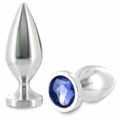 Metalhard - anustappi aliminum väri crystal large 10.16cm