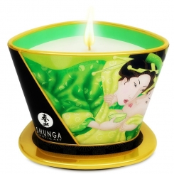 Shunga - mini caress by candelight hieronta candle t  vihreä 30 ml