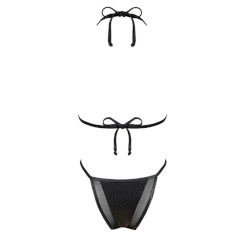 Obsessive - punta negra  musta bikini l 3