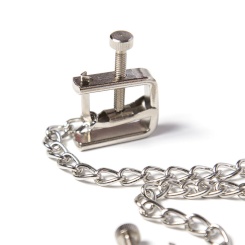 Ohmama fetish - metalli screw clamps with chain 2