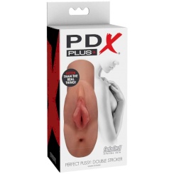Pdx plus - perfect tussu tupla tekopillu vagina ja ano masturbaattori 3