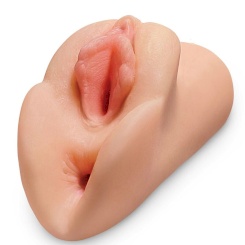 Crazy bull - realistinen vagina ja anus vibraattorilla position 3