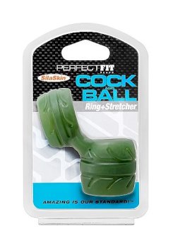 Perfect Fit Silaskin Cock & Ball Green