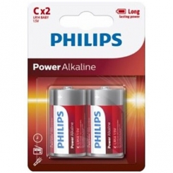 Philips Power Alkaline Pila C Lr14 Pack...
