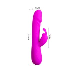 Pretty love - flirtation vibraattori klitoriskiihottimella clement 4