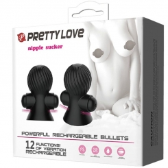 Pretty love - nipple stimulaattoris 12 värinätoimintoa 6