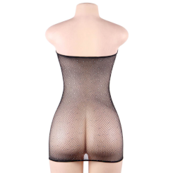 Queen lingerie - net body dress with diamonds s/l 5
