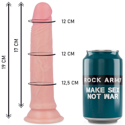 Rockarmy - valjaat + liquid silikoni dildo premium avenger 19 cm -o- 3.98 cm 2