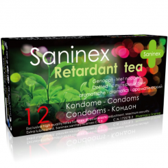 Saninex Retardant Tea Condoms 12 Units