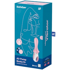 Satisfyer - air pump booty 5+ pumpattava anaalivibraattori  pinkki 3