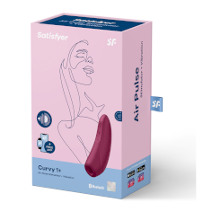 Satisfyer Curvy 1+ Klitoriskiihotin - Punainen 6