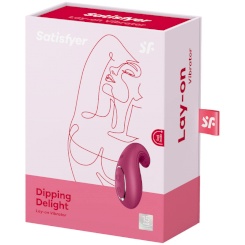 Satisfyer - dipping delight lay-on vibraattori red 3